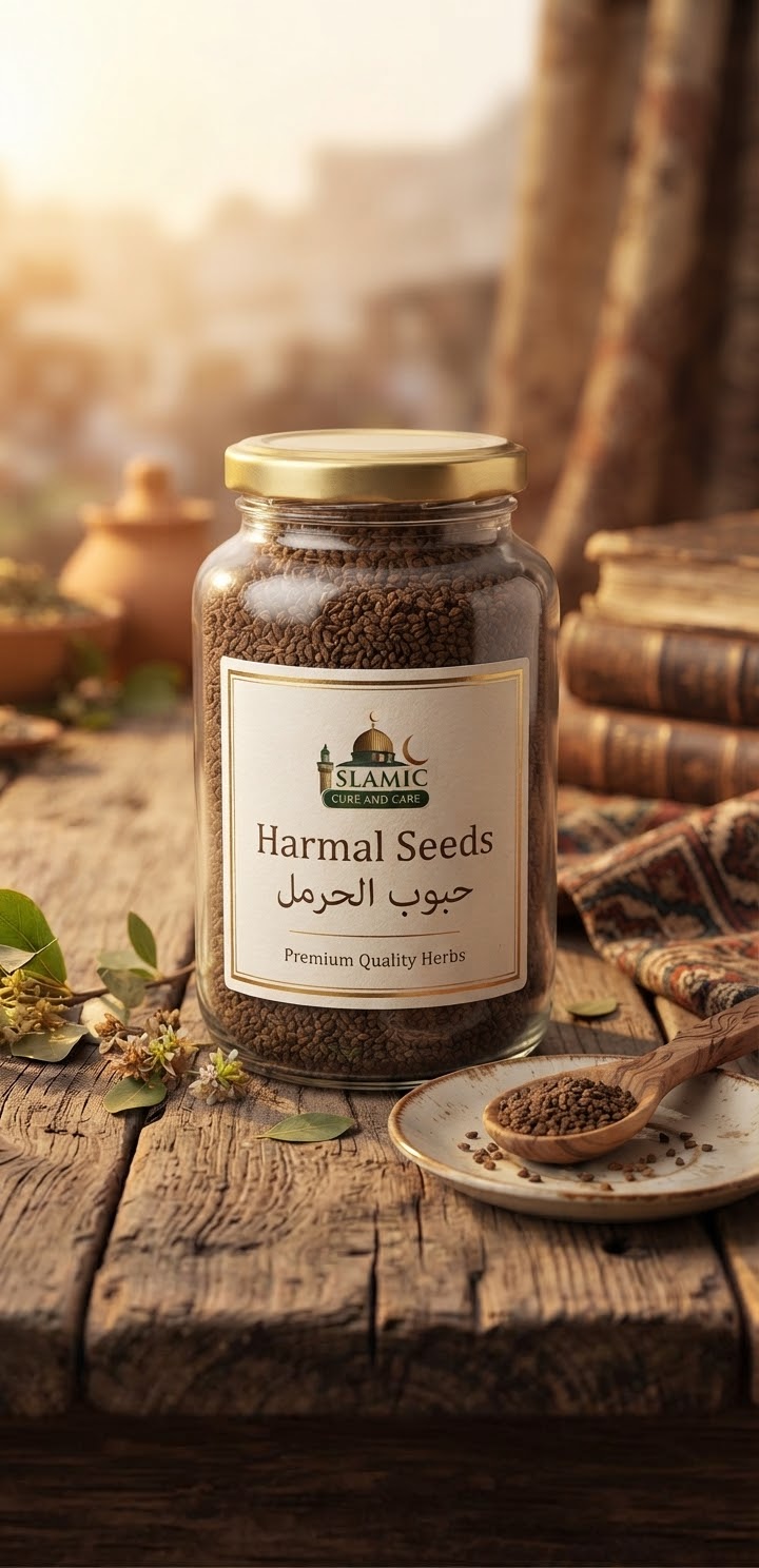 PURE HARMAL SEEDS (PEGANUM HARMALA / حبوب الحرمل) By Islamic Cure and Care(20g) )