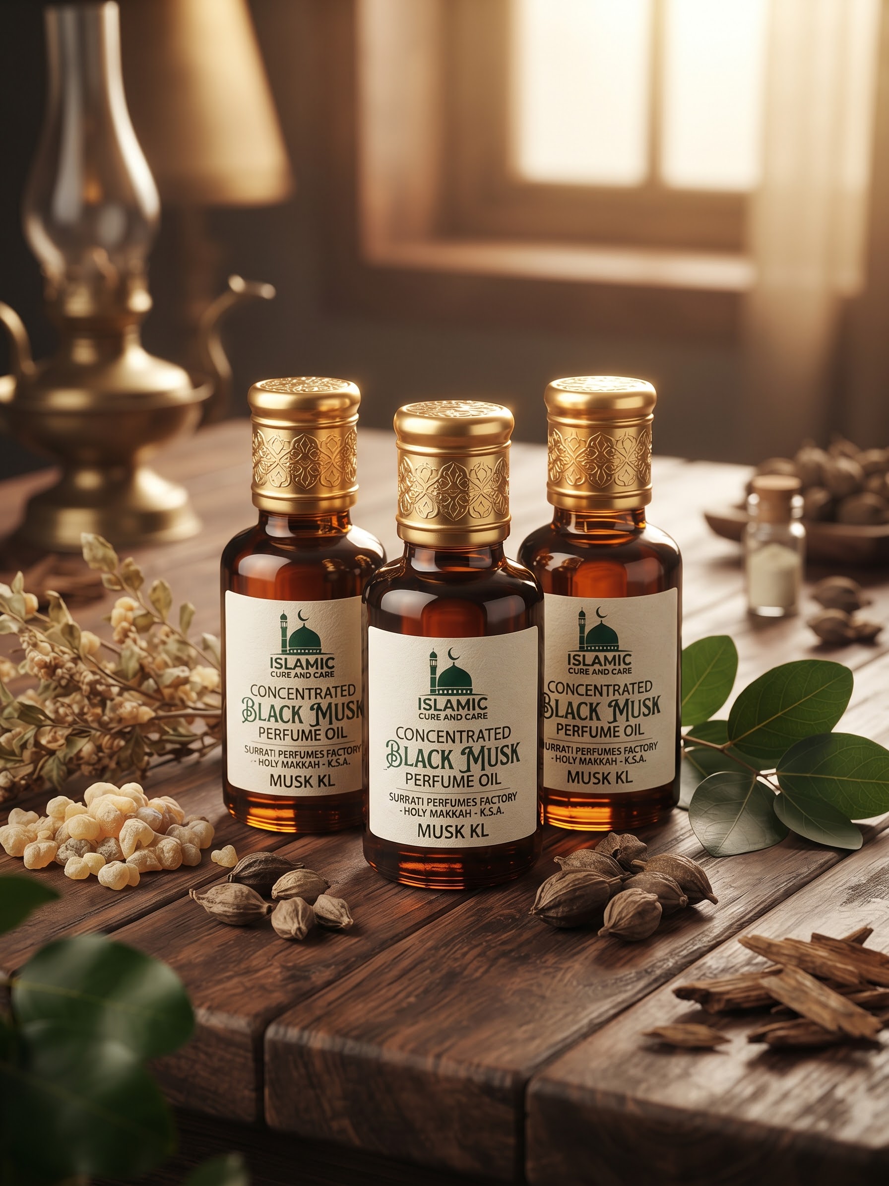 3ml By Islamic Cure and Care PURE CONCENTRATED BLACK MUSK OIL (MUSK KL)