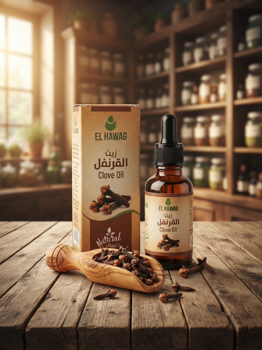 El Hawag Clove Oil (زيت القرنفل - الحواج)(30ml)