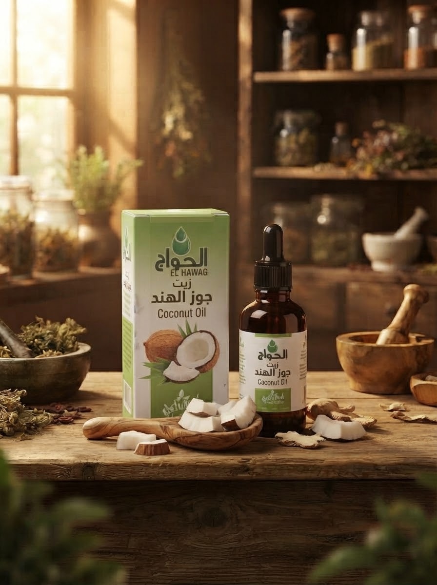 El Hawag Coconut Oil (زيت جوز الهند - الحواج)(30ml)
