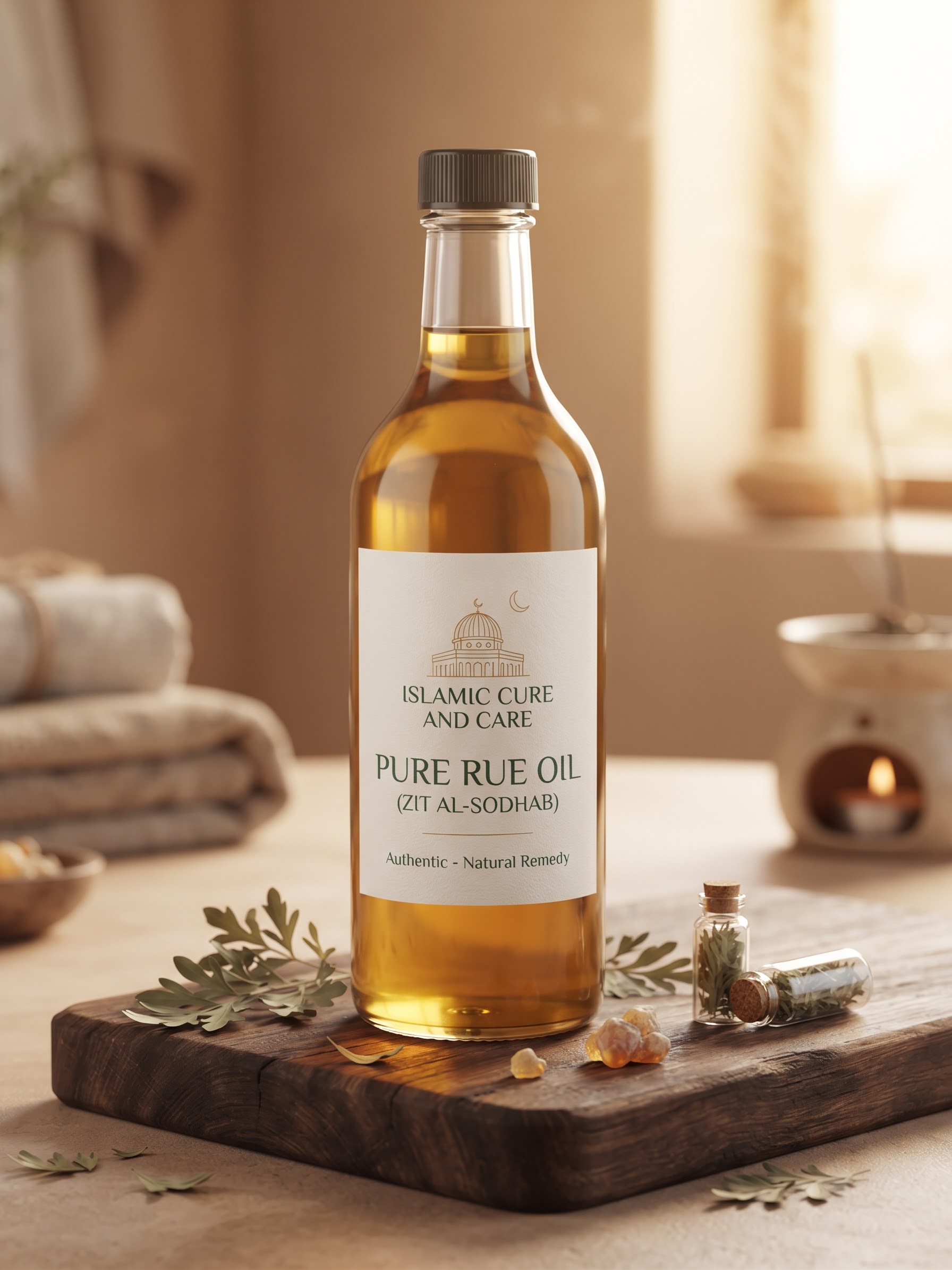 Ruqyah 10ml PURE RUE OIL (ZIT AL-SODHAB / زيت الشذاب المركز) By Islamic Cure and Care