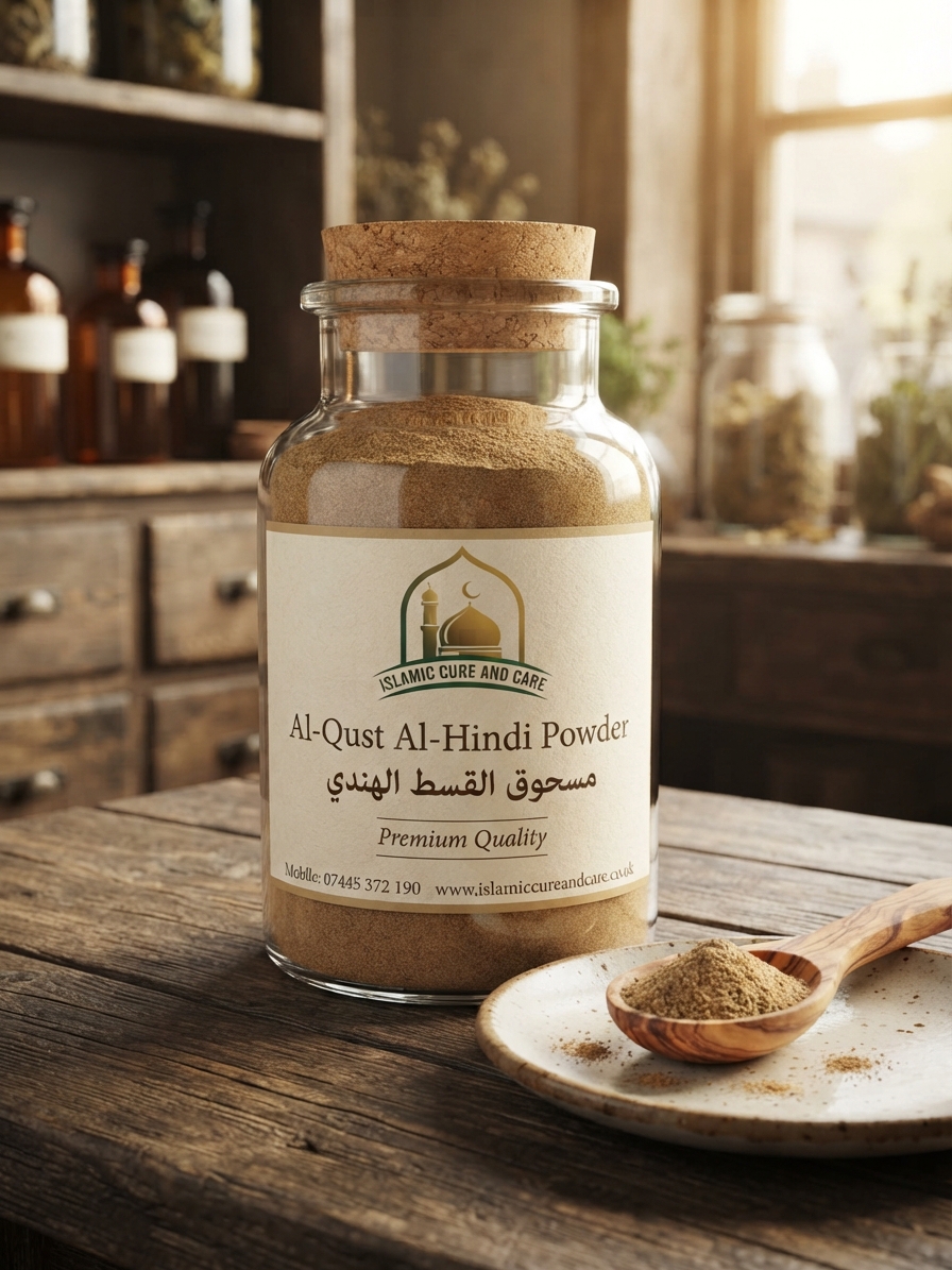 PURE INDIAN COSTUS ROOT POWDER (AL-QUST AL-HINDI POWDER / مسحوق القسط الهندي) By Islamic Cure and Care(80g)