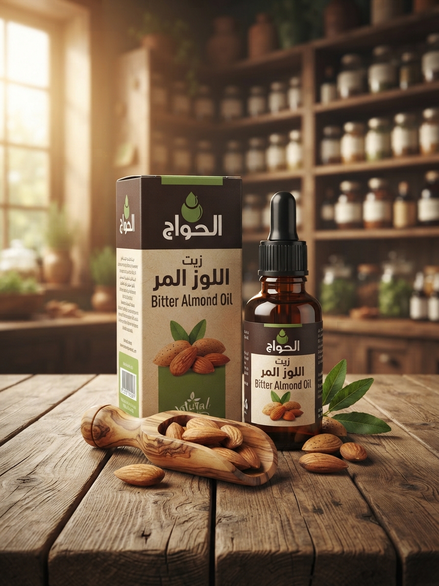 El Hawag Bitter Almond Oil (زيت اللوز المر - الحواج)(30ml)