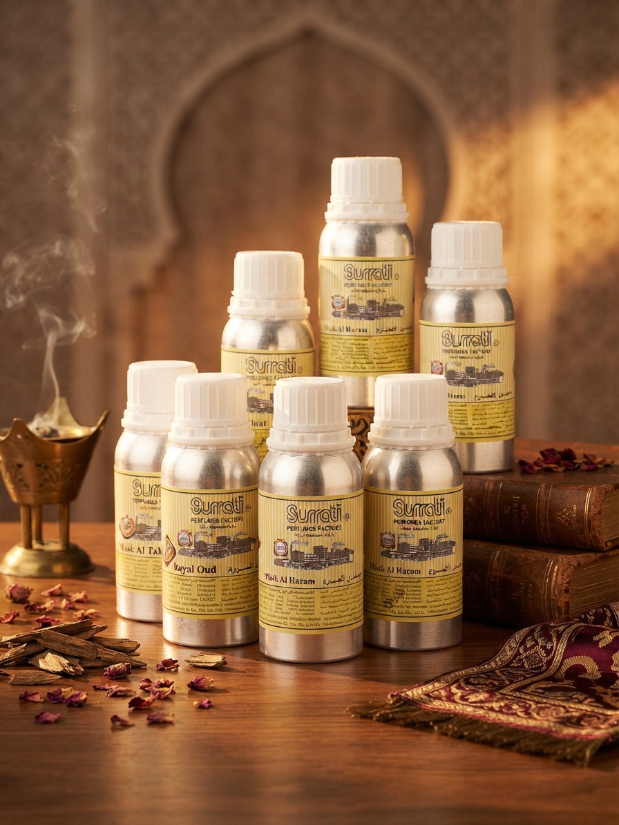 SURRATI PURE CONCENTRATED PERFUME OILS (100ML LARGE BOTTLES) By Islamic Cure and Care