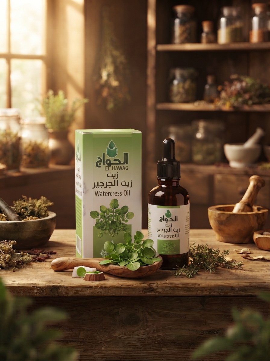 El Hawag Watercress Oil (زيت الجرجير - الحواج)(30ml)